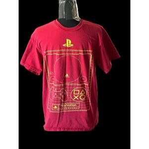 PlayStation Japan 1994‎ Console T-Shirt 2018 SIEA Men’s Small Red Short Sleeves